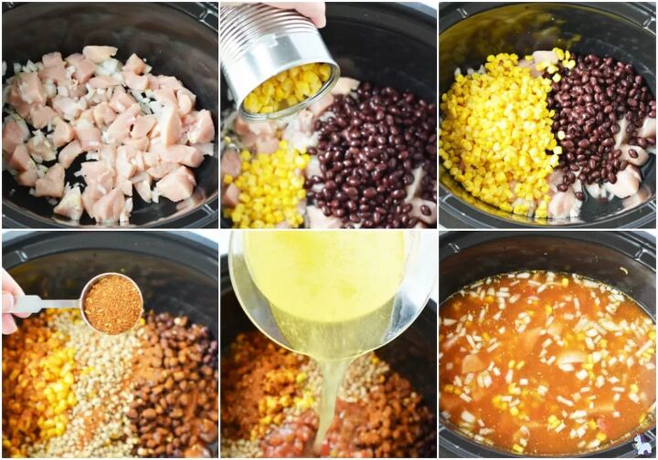 scrumptious slow cooker southwest chicken and lentil chowder recipe, Chicken Lentil Chowder Recipe Steps