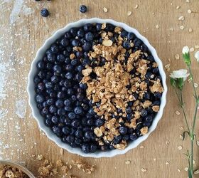 the best blueberry almond crisp recipe