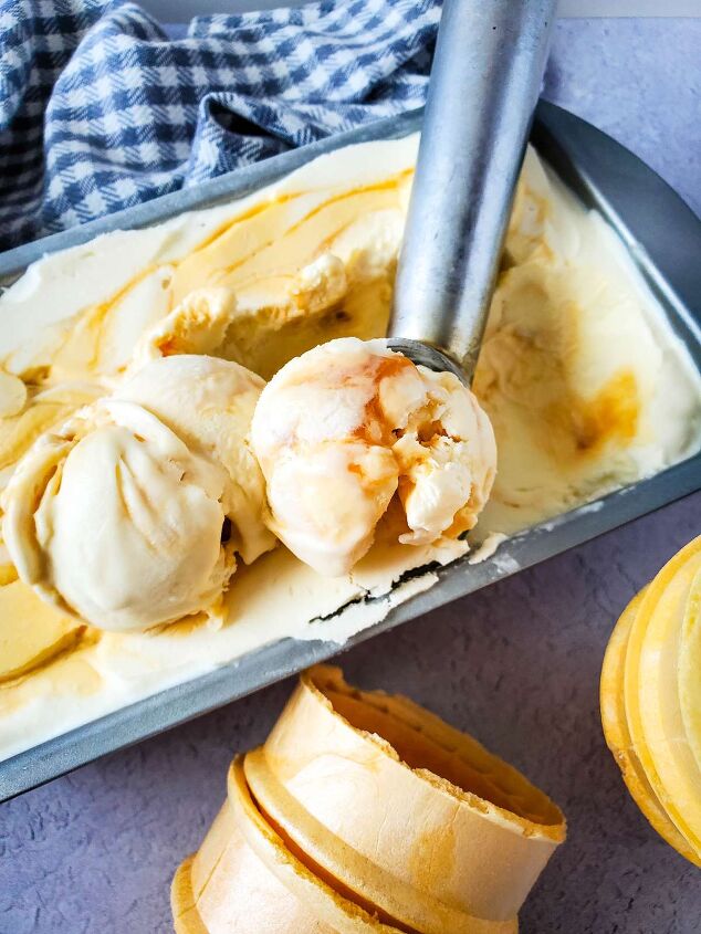 easy 3 ingredient no churn butterscotch ice cream recipe, Butterscotch Ice Cream