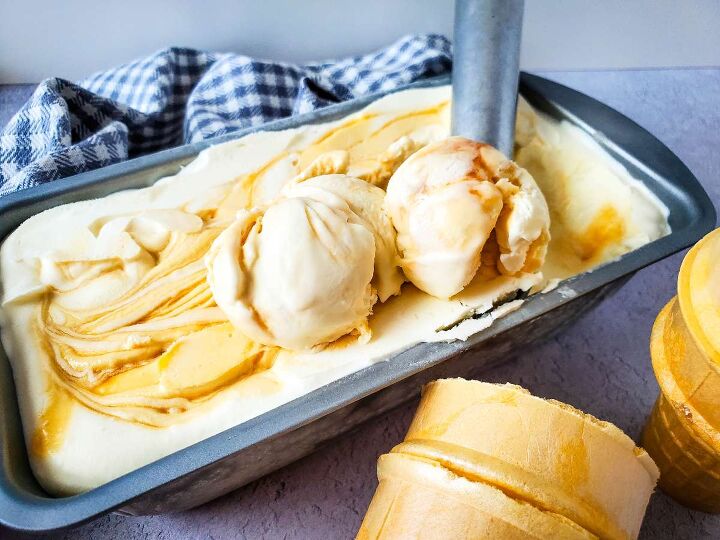 easy 3 ingredient no churn butterscotch ice cream recipe, Homemade Butterscotch Ice Cream