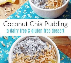 Coconut Chia Pudding Recipe is an easy dairy free and gluten free dessert