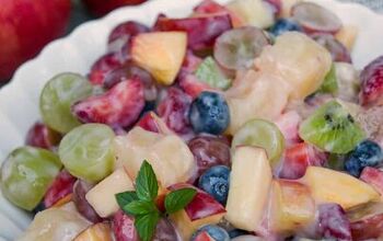 Healthy Fruit Salad Recipe With Easy Yogurt Glaze
