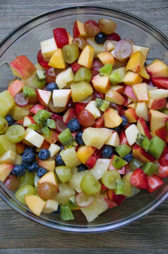 healthy fruit salad recipe with easy yogurt glaze, Fruit Salad Recipe
