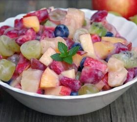 healthy fruit salad recipe with easy yogurt glaze, Easy Fruit Salad Recipe