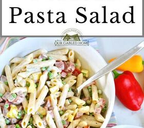 classic creamy german pasta salad nudelsalat, How to Make a Creamy German Pasta Salad