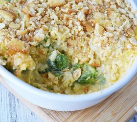 Family Favorite Cheesy Broccoli Rice Casserole