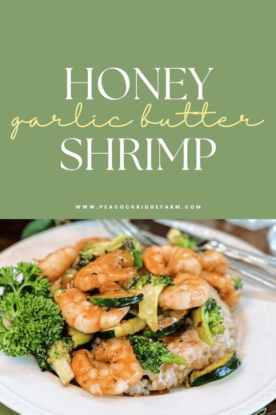 how to make delicious honey garlic butter shrimp and zucchini
