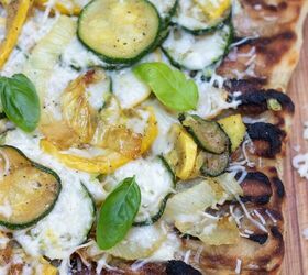 Easy Summer Squash Grilled Pizza