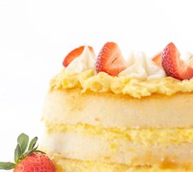 easy pineapple lush cake recipe, Layered Angel Food Cake
