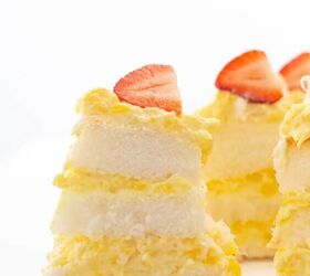 easy pineapple lush cake recipe, Slice of Layer Cake