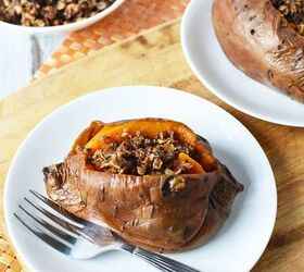 Slow Cooker Sweet Potatoes With Maple Pecan Topping Recipe