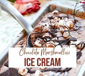 chocolate marshmallow ice cream, Pinterest image for Chocolate Marshmallow Ice Cream