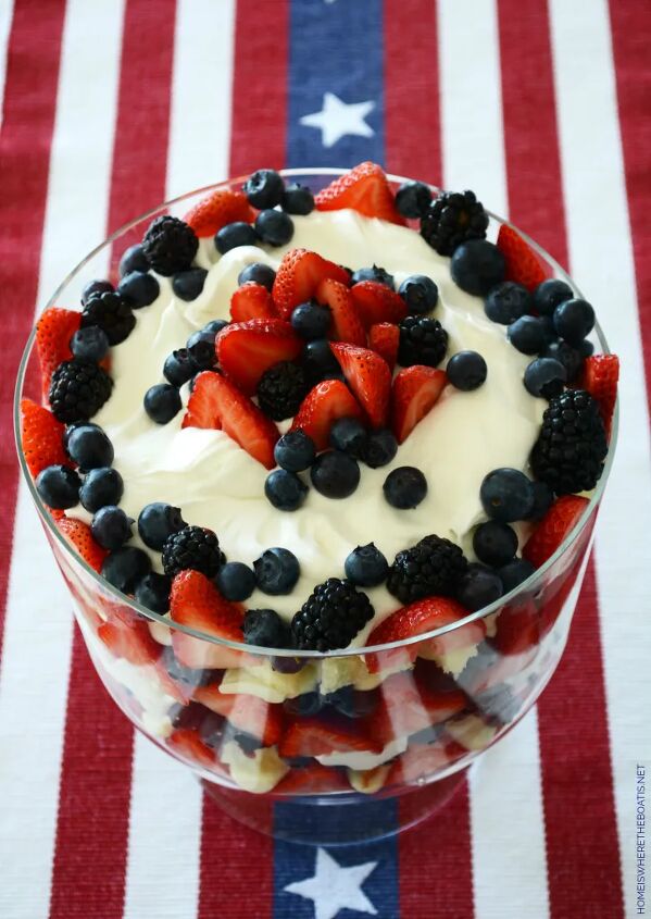 patriotic berry trifle