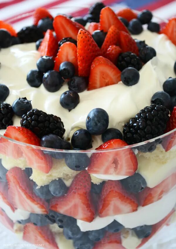patriotic berry trifle