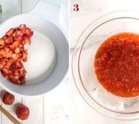 fresh strawberry cake recipe, Strawberry puree