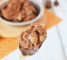 chocolate peanut butter cookie dough recipe, Chocolate peanut butter cookie dough to use as a dip or eat with a spoon