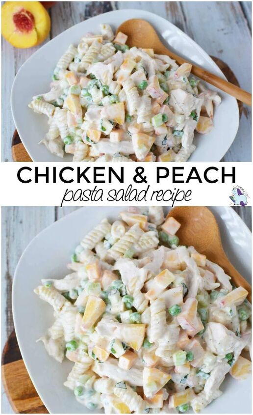 chicken and peach pasta salad recipe, Chicken and Peach Pasta Salad Recipe