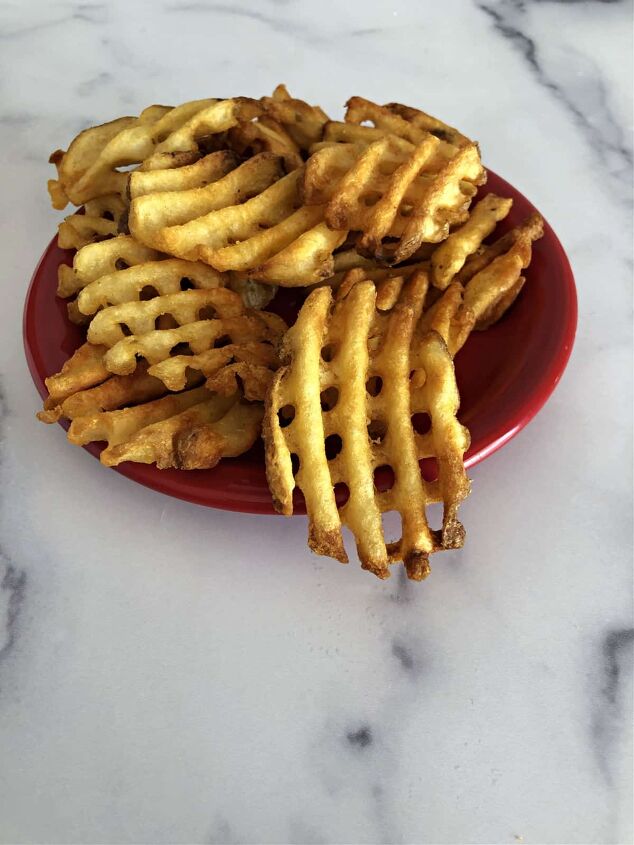 air fryer waffle fries from frozen, air fried waffle fries