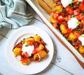 She layers her casserole dish with a frugal frozen staple and ends up with a delicious weeknight dinner