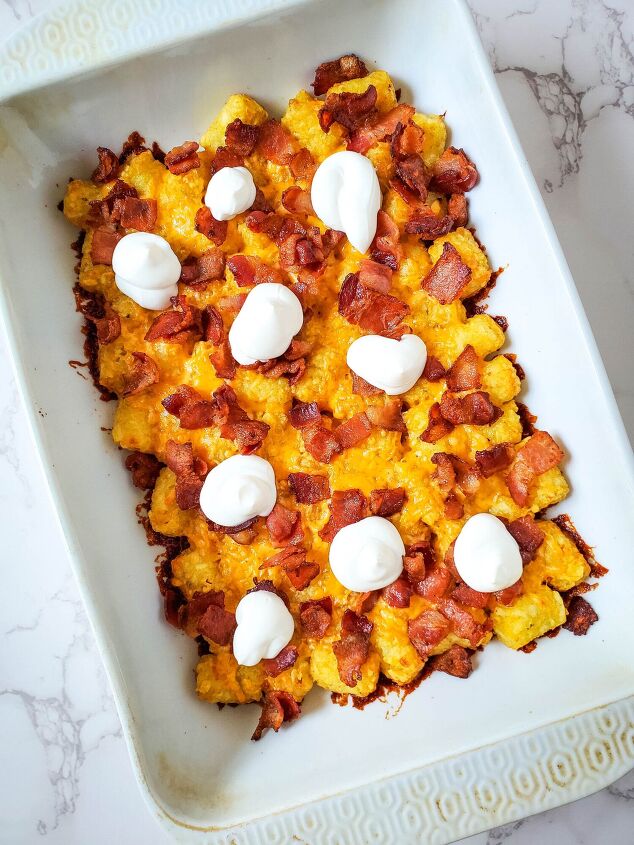 Comforting Tater Tot Casserole With Sour Cream Recipe Foodtalk