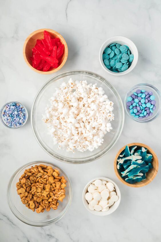 how to make shark bait snack mix, Shark bait ingredients to make a snack mix