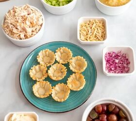 quick and easy pineapple chicken salad in phyllo cups, Ingredients For Pineapple Chicken Salad Appetizer with Grapes Celery and Almonds In Phyllo Cups Midwest Life and Style Blog