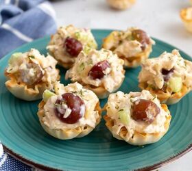 quick and easy pineapple chicken salad in phyllo cups, Quick And Easy Pineapple Chicken Salad Appetizer Recip In Phyllo Cups Midwest Life and Style Blog