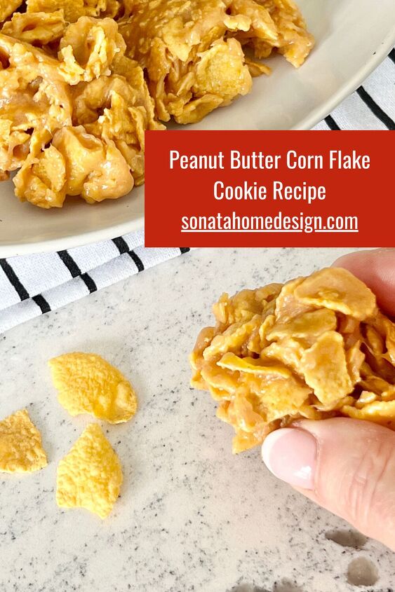 the best of the peanut butter cereal cookie recipes, Peanut Butter Corn Flake Cookie Recipe