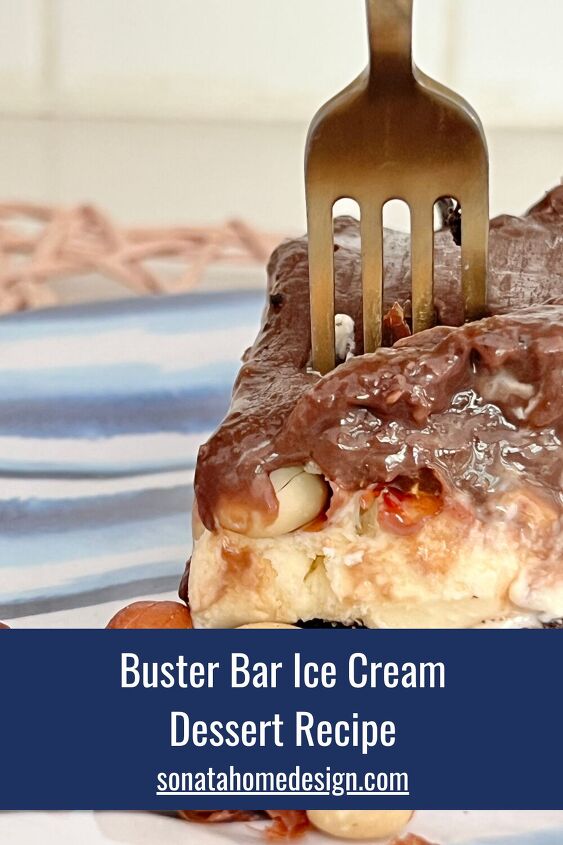 easy homemade buster bar ice cream dessert recipe, Buster Bar Ice Cream Dessert Recipe