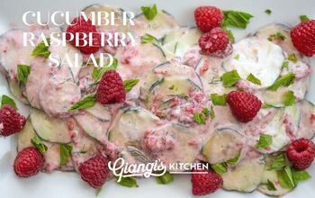 Cucumber Raspberry Salad