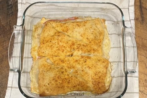crescent roll baked ham and cheese sandwiches