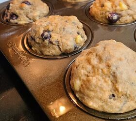 The Best Banana Blueberry Muffins Recipe