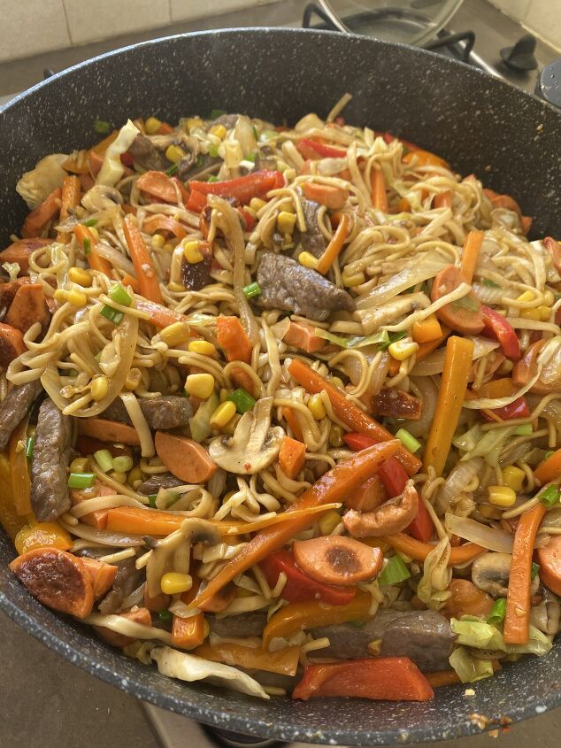 home cooking stir fried