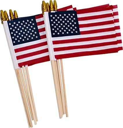 fireworks ice cream brownie sundae, American flags