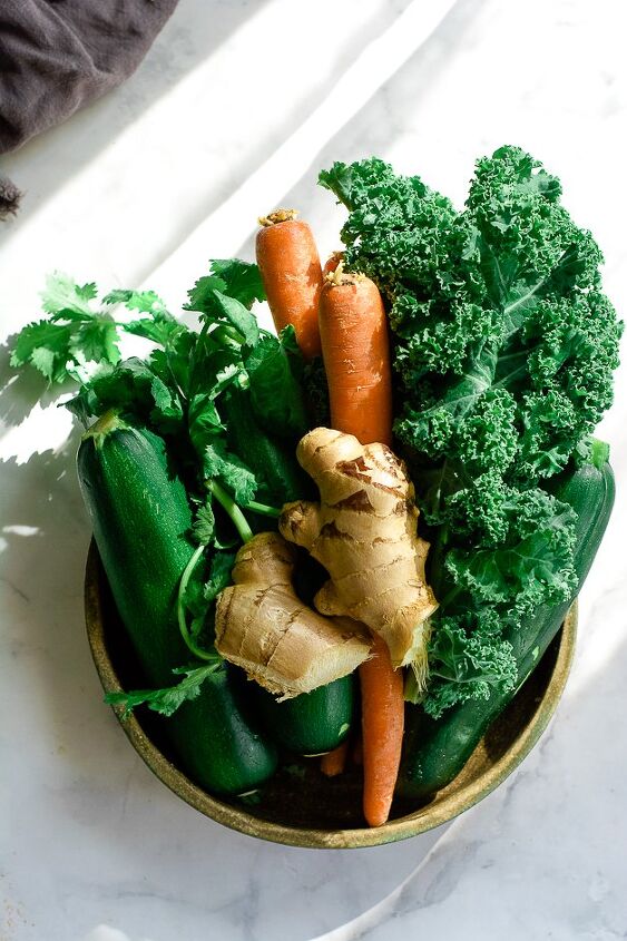 anti inflammatory low fodmap zucchini carrot soup vegan paleo