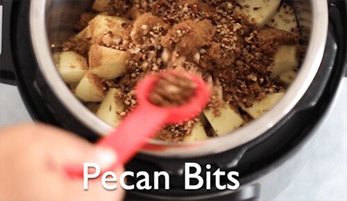 instant pot apple butter, Pecan pieces add a nice nutty taste to the Instant Pot