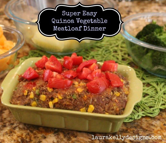 gluten free quinoa and vegetable meatloaf, Gluten Free Meatloaf Quinoa Vegetable