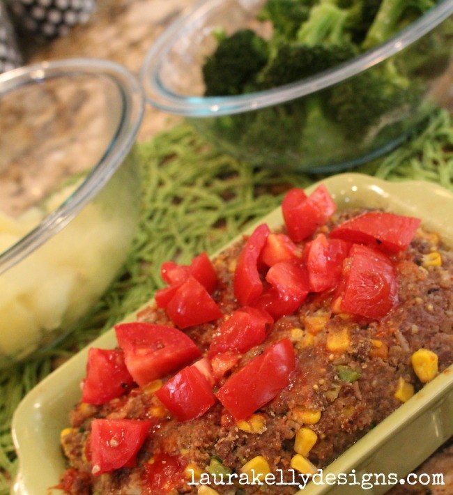 gluten free quinoa and vegetable meatloaf