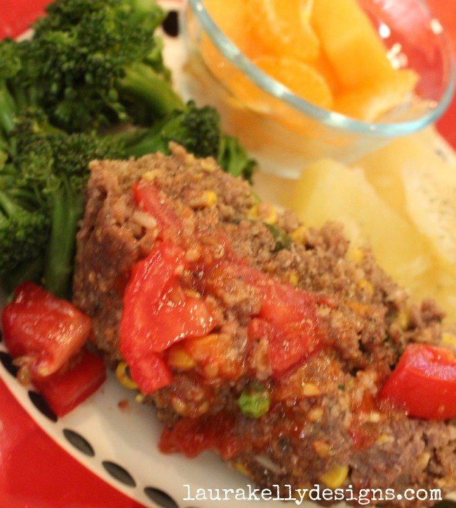 gluten free quinoa and vegetable meatloaf