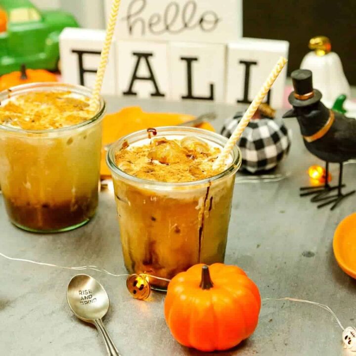 grapefruit cold brew coffee, featured image pumpkin iced coffee