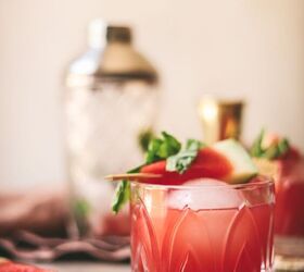 Fresh Watermelon Vodka Cocktail (with Basil)