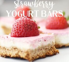 strawberry yogurt bars