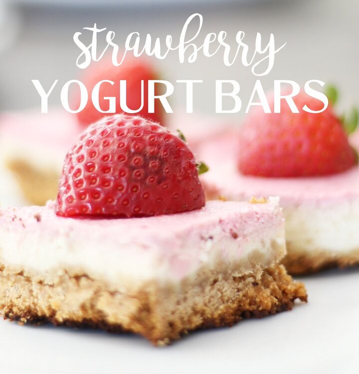 strawberry yogurt bars, strawberry yogurt bars feature