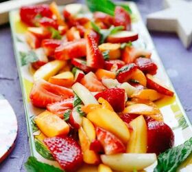 mint honey stone fruit salad