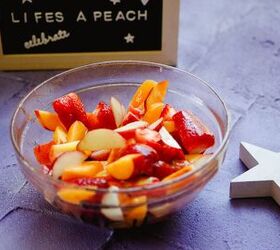 mint honey stone fruit salad