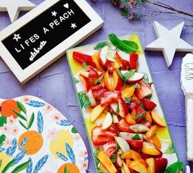 mint honey stone fruit salad