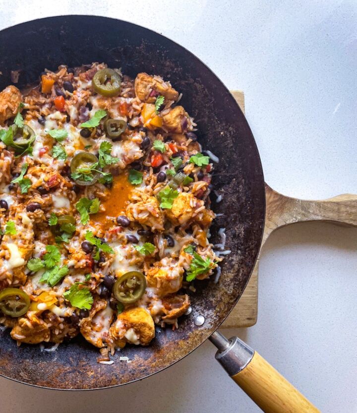 mexican chicken and black bean skillet
