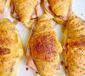 Hot Ham and Cheese Croissants