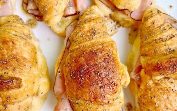 Hot Ham and Cheese Croissants