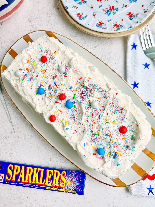 red white and blue ice cream pound cake